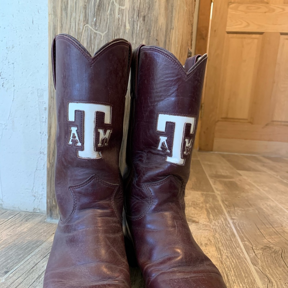 Texas A&M Cowboy boots by Justin